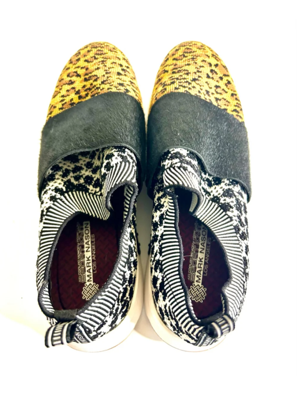 Mark Nason Sketchers Modern Jogger 2.0 Sanctuary leopard/zebra print Wmn size 10